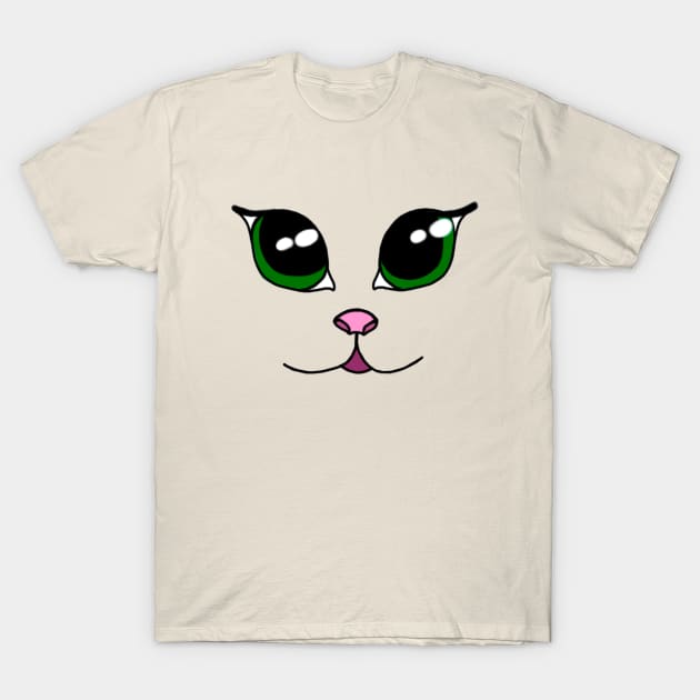 Kitten face T-Shirt by DariaMT